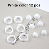 White 12pcs (MULTICOLOR)
