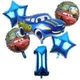 number balloon 1 (WHITE)