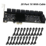 20port 1X and cable (Blue)
