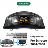 For scirocco 04-08ys (WHITE)