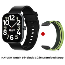 Black-22MM Braided (Khaki) - 533