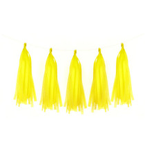 yellow tassels (MINT GREEN)