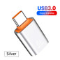 type-c to usb silver (Orange)
