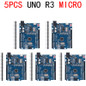 5PCS-UNO R3 MICRO (Red)