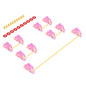 V2-4x2u 1x6.25u Pink (Beige)