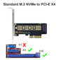 NVMe to PCIE X4 (WHITE)