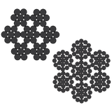 7x7, 7x19 Black Stage