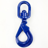 Grade 100 Bearing Swivel Self Locking Hooks