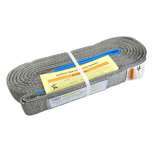 Eye&Eye Double Ply 2 inch Polyester Web Sling Type 3 x 24FT