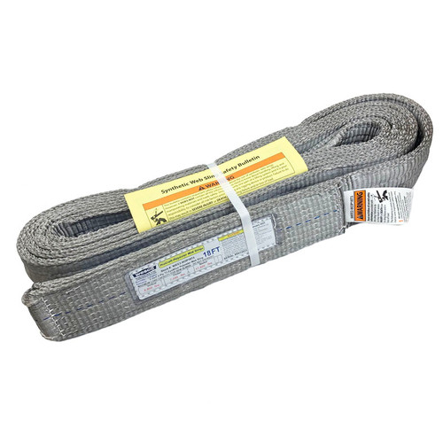 Eye&Eye Double Ply 3 inch Polyester Web Sling Type 3 x 18FT