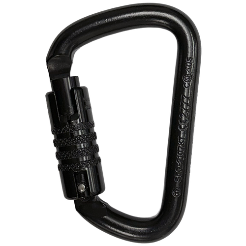Modified-D Steel Carabiner 52kN Twist Lock