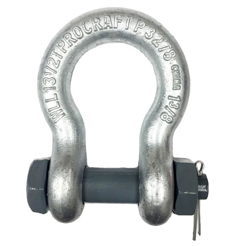 1-3/8 inch Procraft Load Rated Bolt Type Anchor Shackles