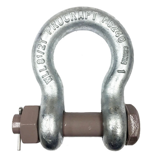 1 inch Procraft Load Rated Bolt Type Anchor Shackles