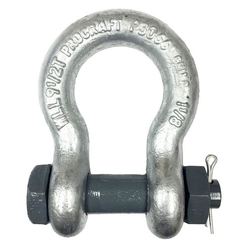 1-1/8 inch Procraft Load Rated Bolt Type Anchor Shackles