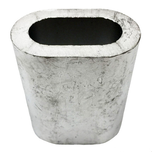 3/8 Inch Aluminum Oval Sleeves