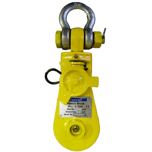 2 Ton 3 Inch ProCraft Snatch Block with Shackle