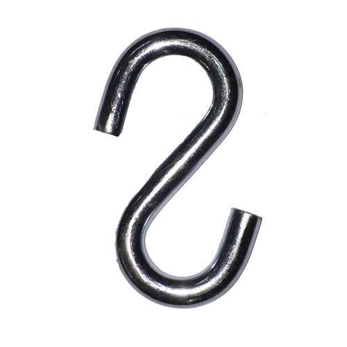 #12 3/8 Inch Zinc Plated S-Hooks