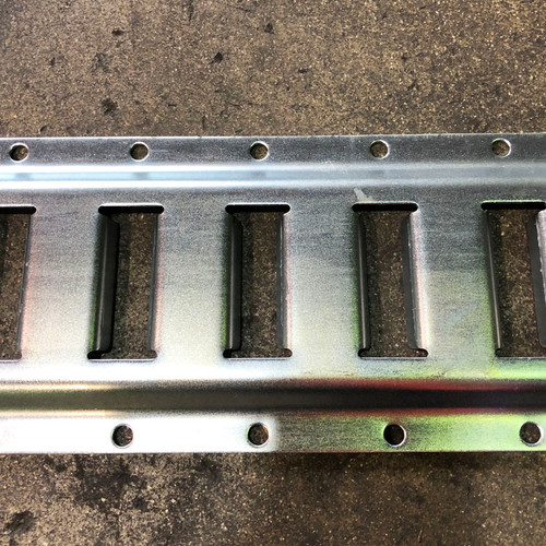 Zinc Plated Horizontal E-Track x 10 FT