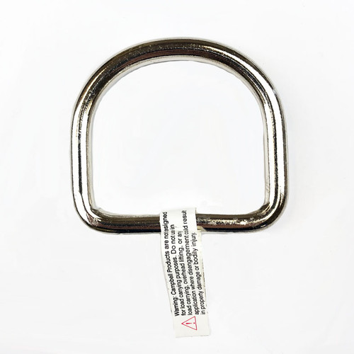 2 inch Nickel Plated Dee Rings