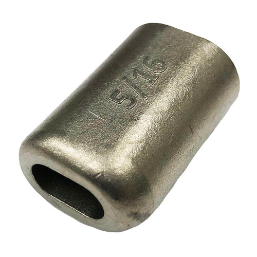 5/16 inch Stainless Steel Foldback Sleeves