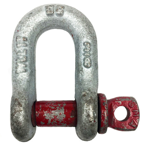 3/8 inch Crosby G-210 Load Rated Screw Pin Chain Shackles