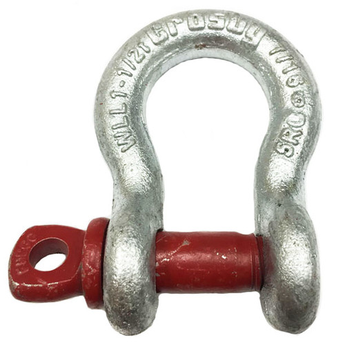 7/16 inch Crosby G-209 Load Rated Screw Pin Anchor Shackles