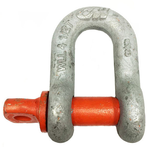 5/8 inch CM M751G Load Rated Screw Pin Chain Shackles