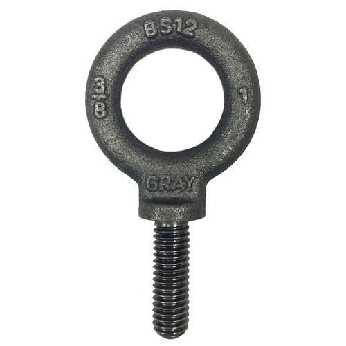 3/8x1-1/4 inch Gray Shoulder Machinery Eye Bolt
