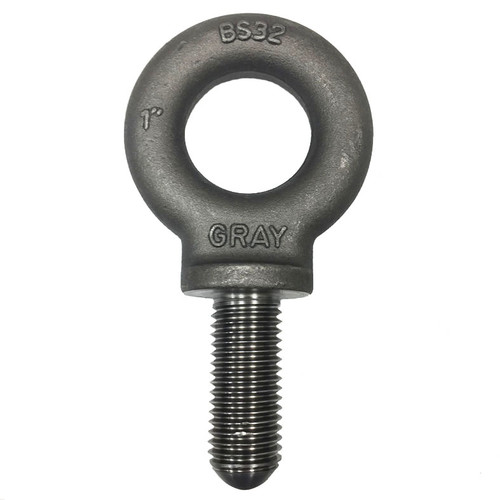 1X2-1/2 inch Gray Shoulder Machinery Eye Bolts
