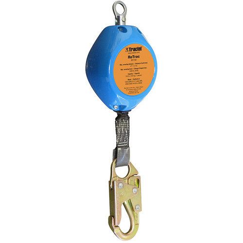 Tractel RY11W Retrac Web Self Retracting Lanyard 11 Feet