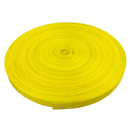 1 inch Yellow Polyester Tiedown Material x 150 ft