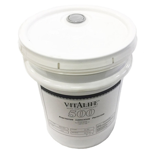 5 Gallon Pail Vitalife 500 Ski Wire Rope Lubricant
