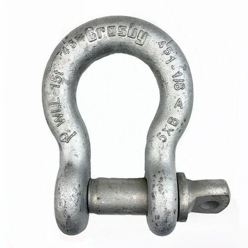 1-1/8 inch Crosby G-209A Alloy Screw Pin Shackles