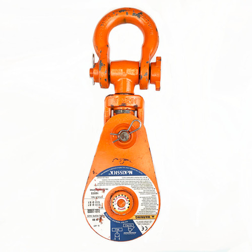 12 Ton 6 inch McKissick 417 Snatch Block with Shackle