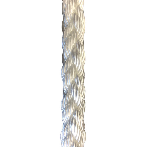 5/8 Inch White 8 Plait Nylon Rope