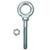5/8x4 inch Gray BS20L Zinc Plated Shoulder Nut Eye Bolts