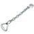 3 inch Forged V-Ring with Chain & Grab Hook
