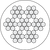 1/8 to 3/16 inch 7 x 7 SAC 316 Clear PVC Coated