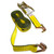 2 inch x 25 feet Ratchet Tie Down Set HD Wire Hooks