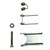 4-24 Campbell 916-U Universal Latch Kits