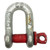 1/4 inch Crosby G-210 Load Rated Screw Pin Chain Shackles