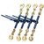 4 Pack 1/2"G70-5/8"G40 ProCraft Ratchet Load Binders