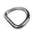 2 inch x 3/8 inch Diameter Wire Formed Welded D-Rings