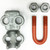 1/2 inch CM M250D Piggyback Wedge Socket Clips