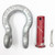 5/8 inch Crosby G-213 Load Rated Round Pin Anchor Shackles