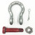 1/4 inch Crosby G2130 Load Rated Bolt Type Anchor Shackles