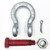 5/8 inch Crosby G-2130 Load Rated Bolt Type Anchor Shackles