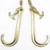 5/16 inch G70 2-leg Tow Bridle with 15 inch J-Hooks x 4 ft