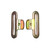 1 inch 2 Piece F-Track Butterfly Fittings