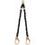 Tractel C526H/L Stretchfor Two Leg Lanyard 2-1/4in Hook